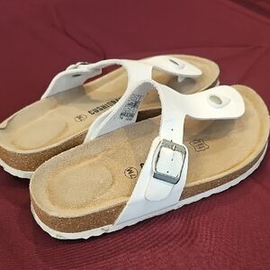 White Kids Sandals